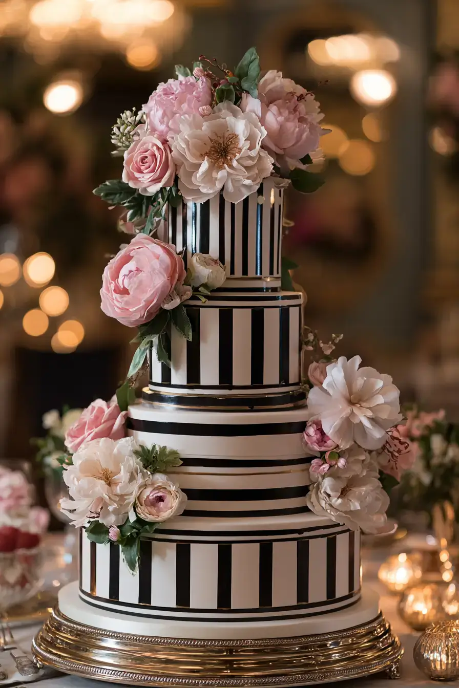 27 Stunning 4 Tier Wedding Cake Ideas for Every Wedding Style