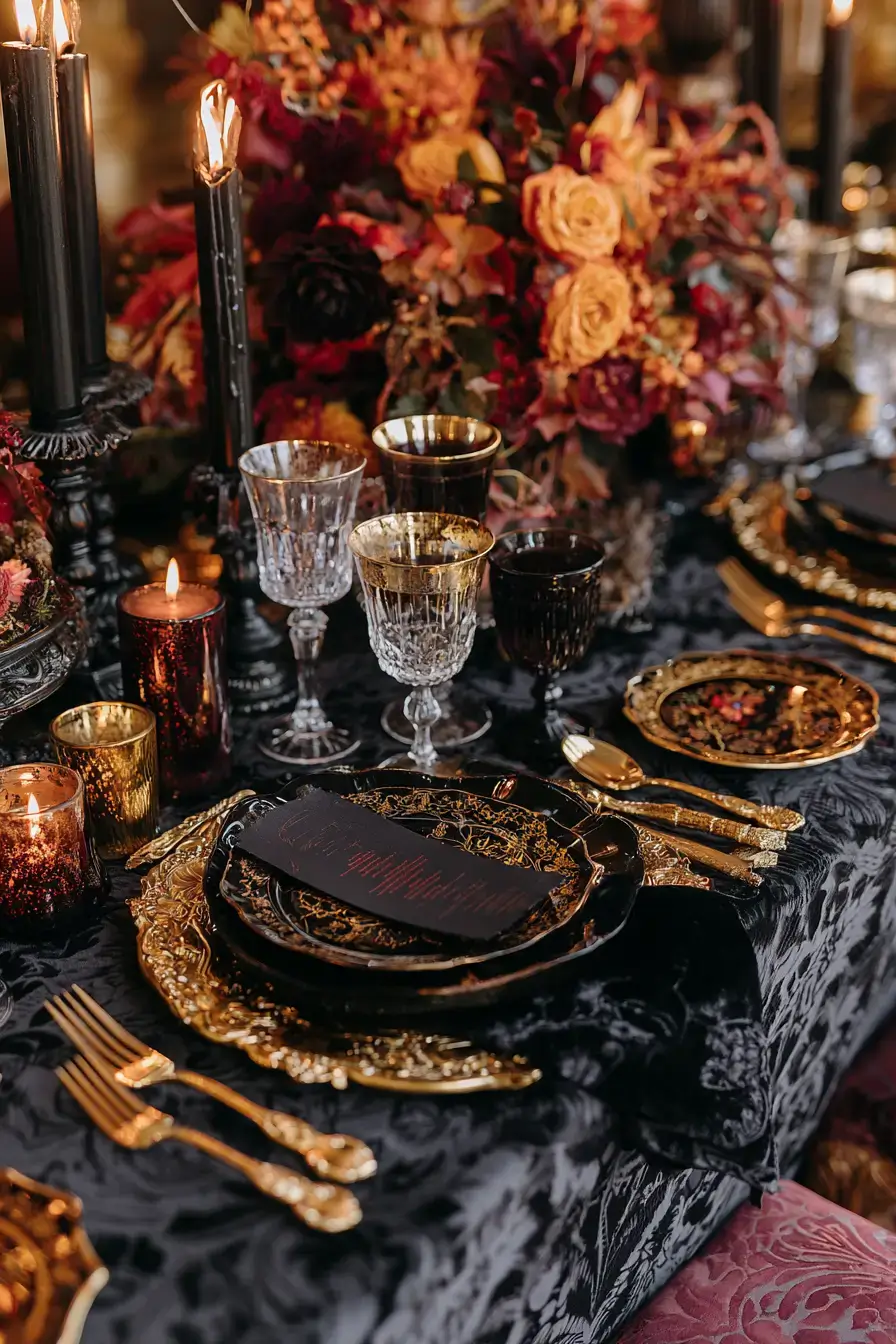 27 Elegant Halloween Wedding Inspiration Ideas for a Magical Day