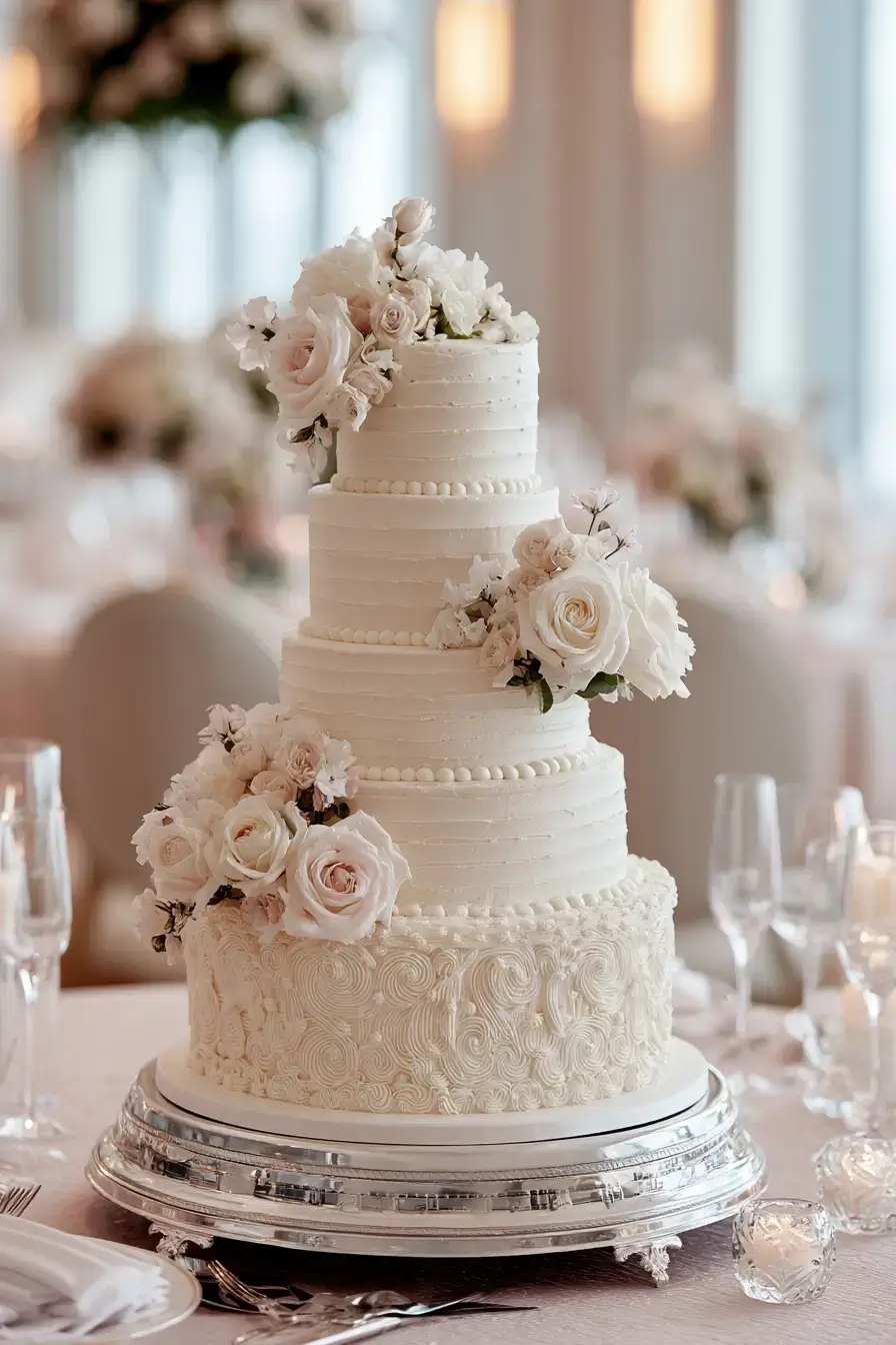 27 Stunning 4 Tier Wedding Cake Ideas for Every Wedding Style