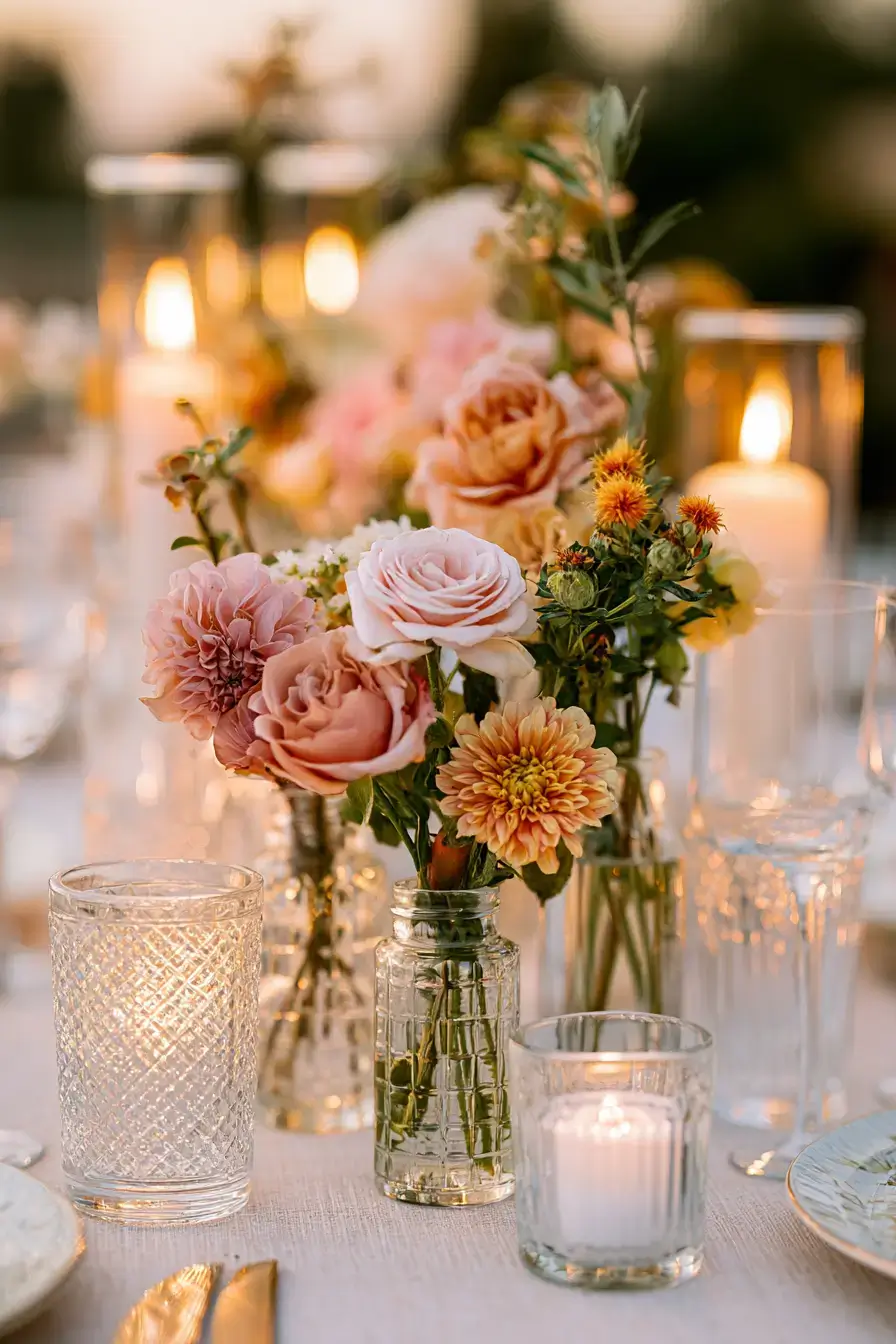 27 Gorgeous Bud Vase Wedding Centerpieces for Timeless Elegance