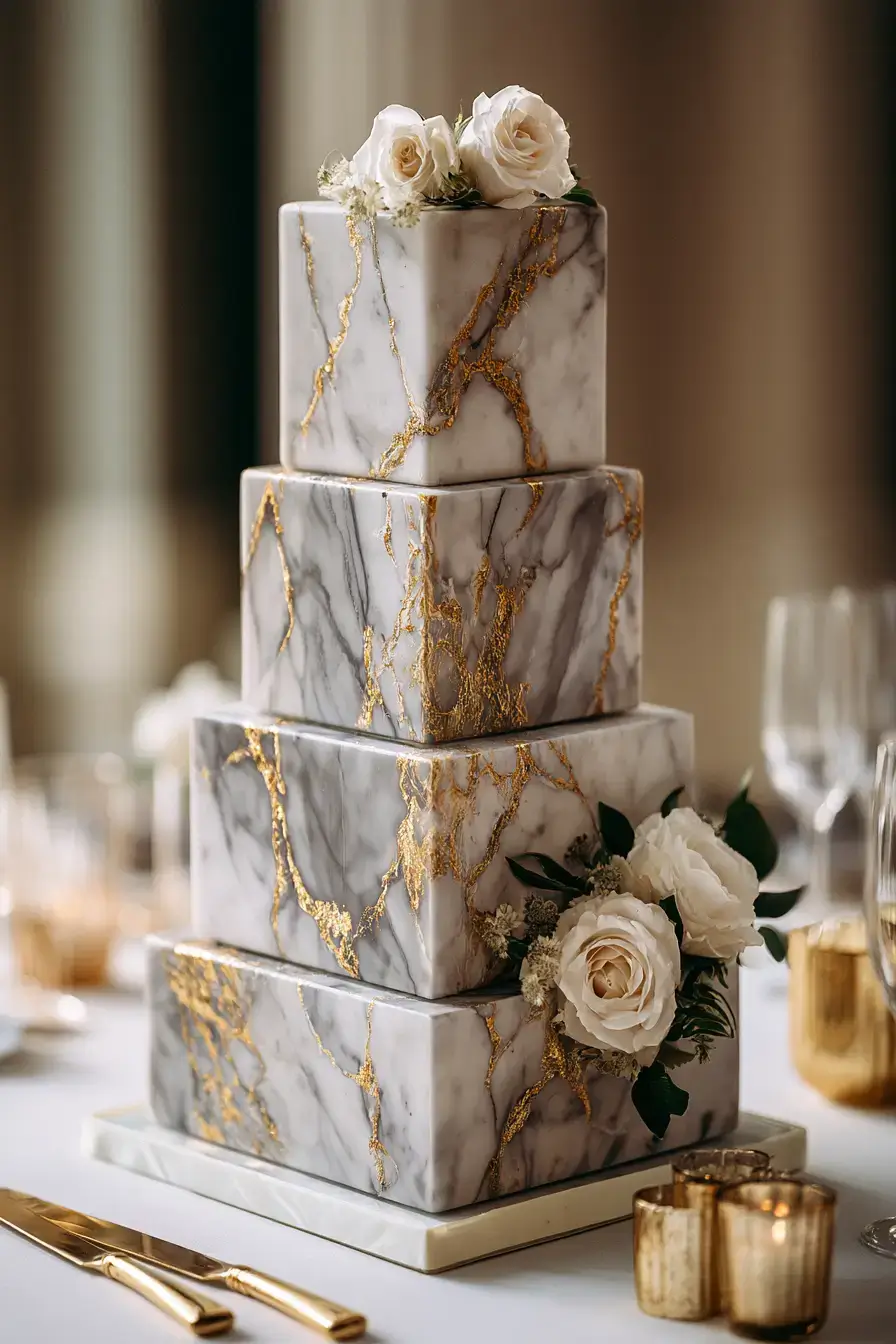 27 Stunning 4 Tier Wedding Cake Ideas for Every Wedding Style