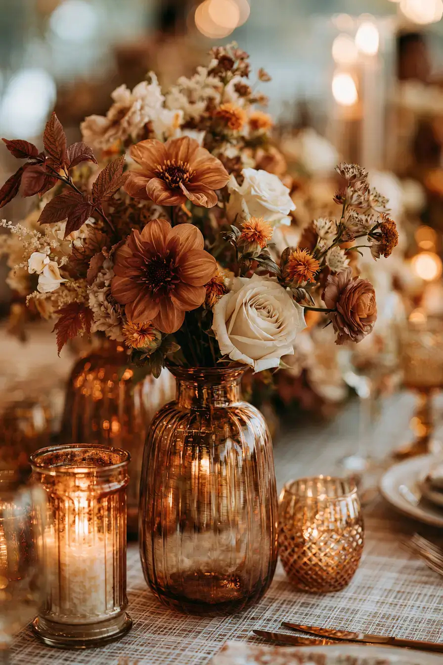 27 Stunning Fall Wedding Centerpieces for Every Wedding Style