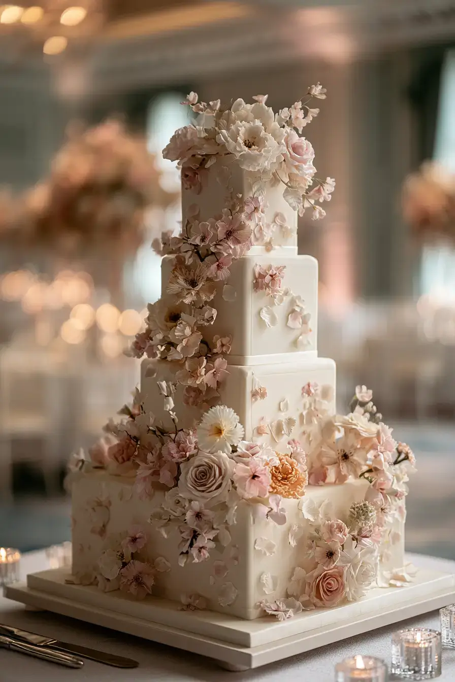 27 Stunning 4 Tier Wedding Cake Ideas for Every Wedding Style