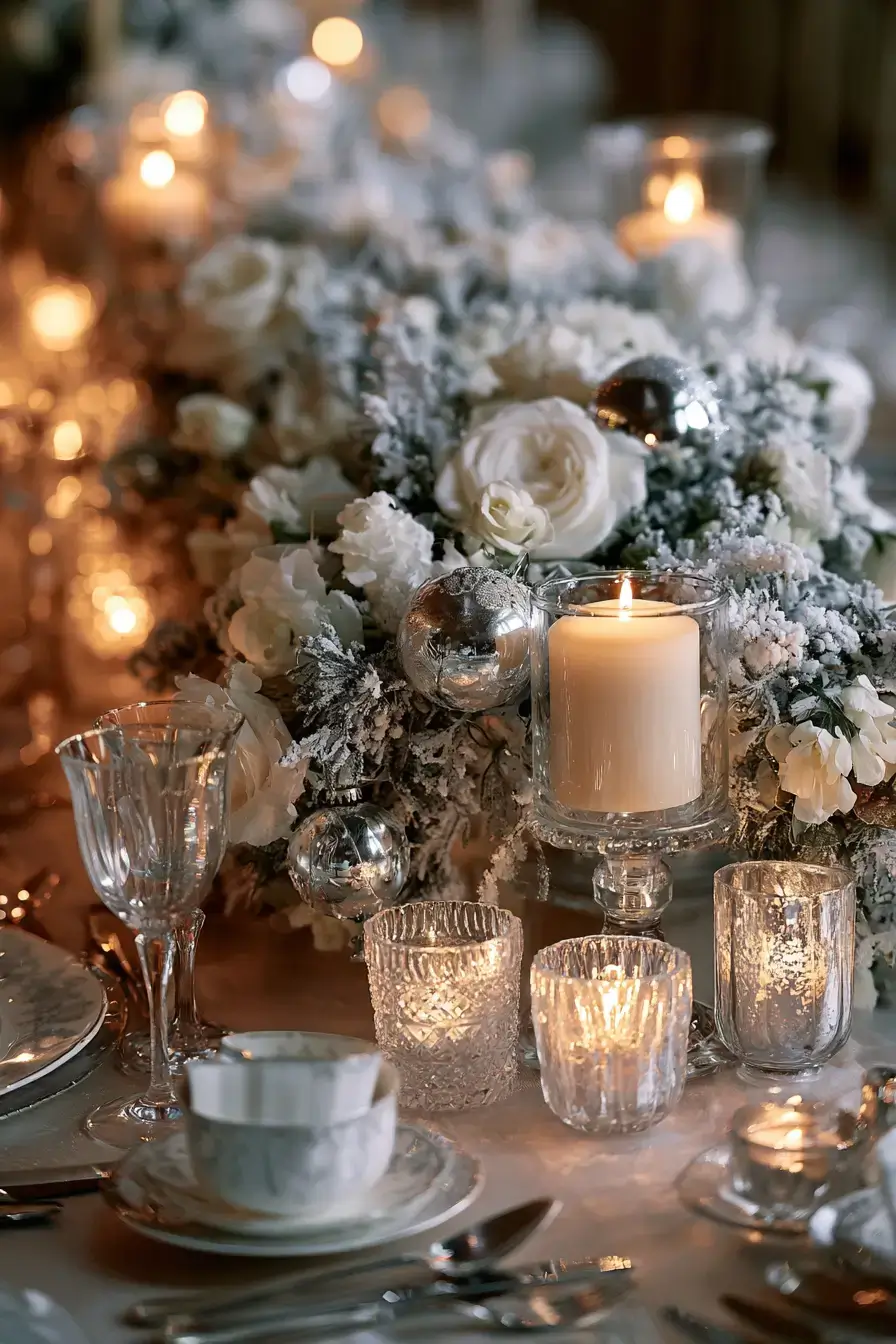 27 Christmas Wedding Centerpieces That Will Make Your Reception Magical