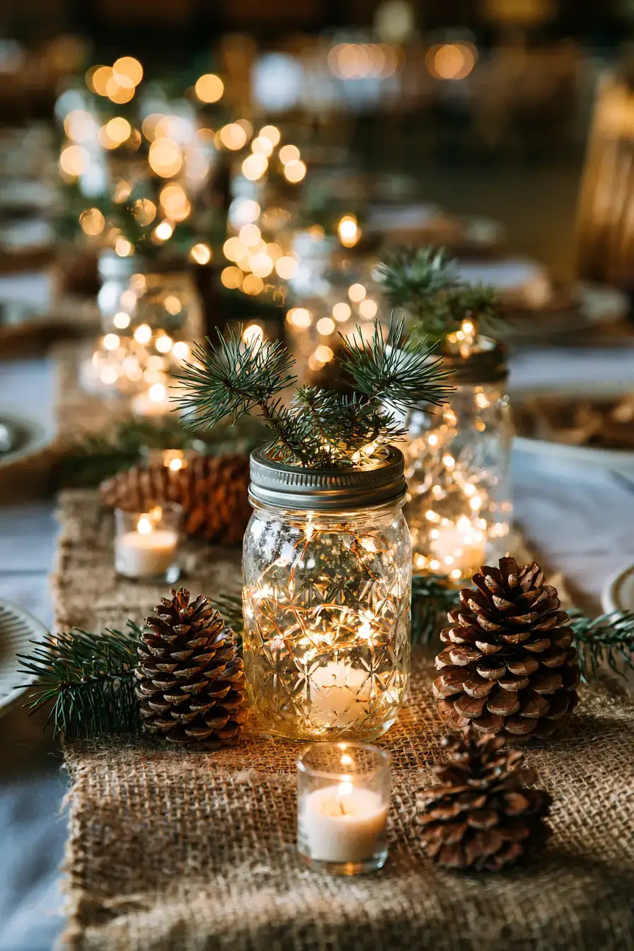 27 Christmas Wedding Centerpieces That Will Make Your Reception Magical
