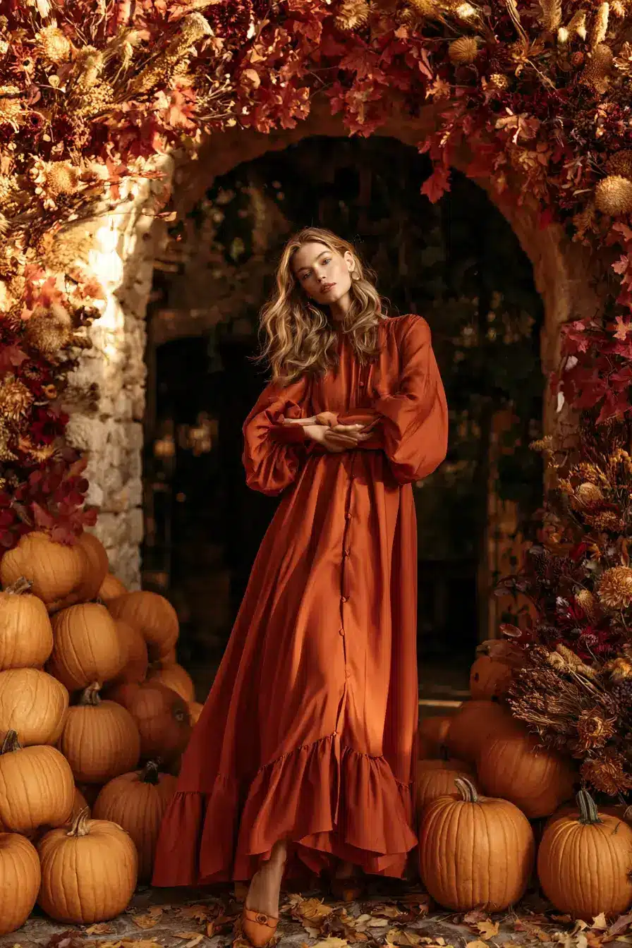 27 Beautiful October Wedding Guest Dress Outfits You'll Love