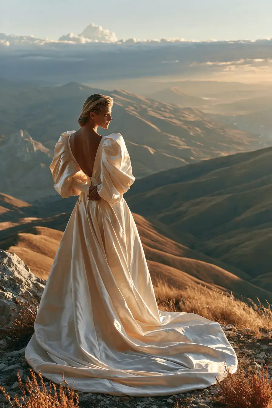 27 Elegant Satin Wedding Dresses with Sleeves for Your Dream Wedding