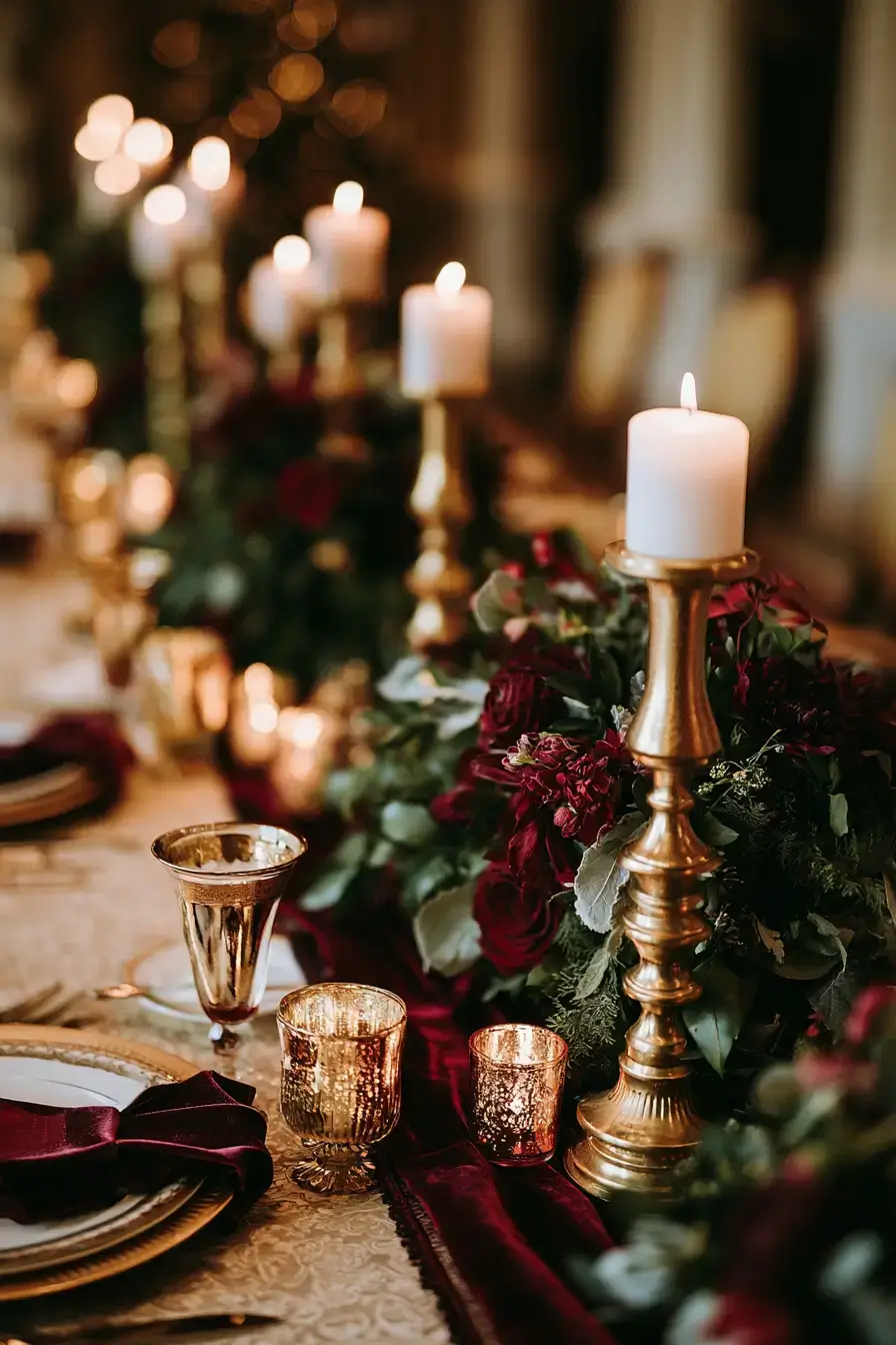 27 Christmas Wedding Centerpieces That Will Make Your Reception Magical