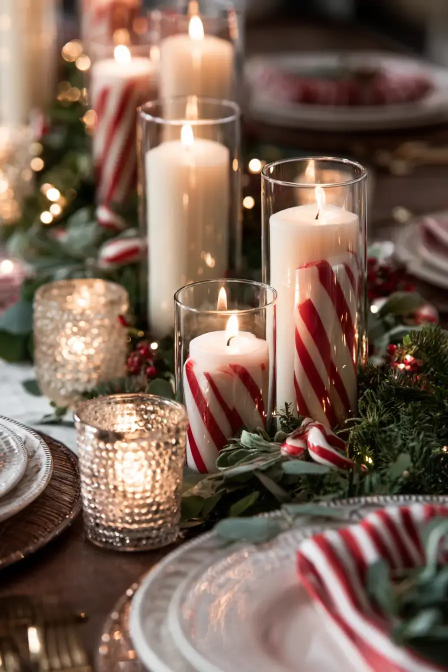 27 Candy Cane Centerpiece Ideas to Make Your Holiday Table Shine