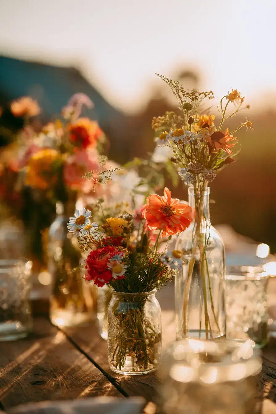 27 Gorgeous Bud Vase Wedding Centerpieces for Timeless Elegance