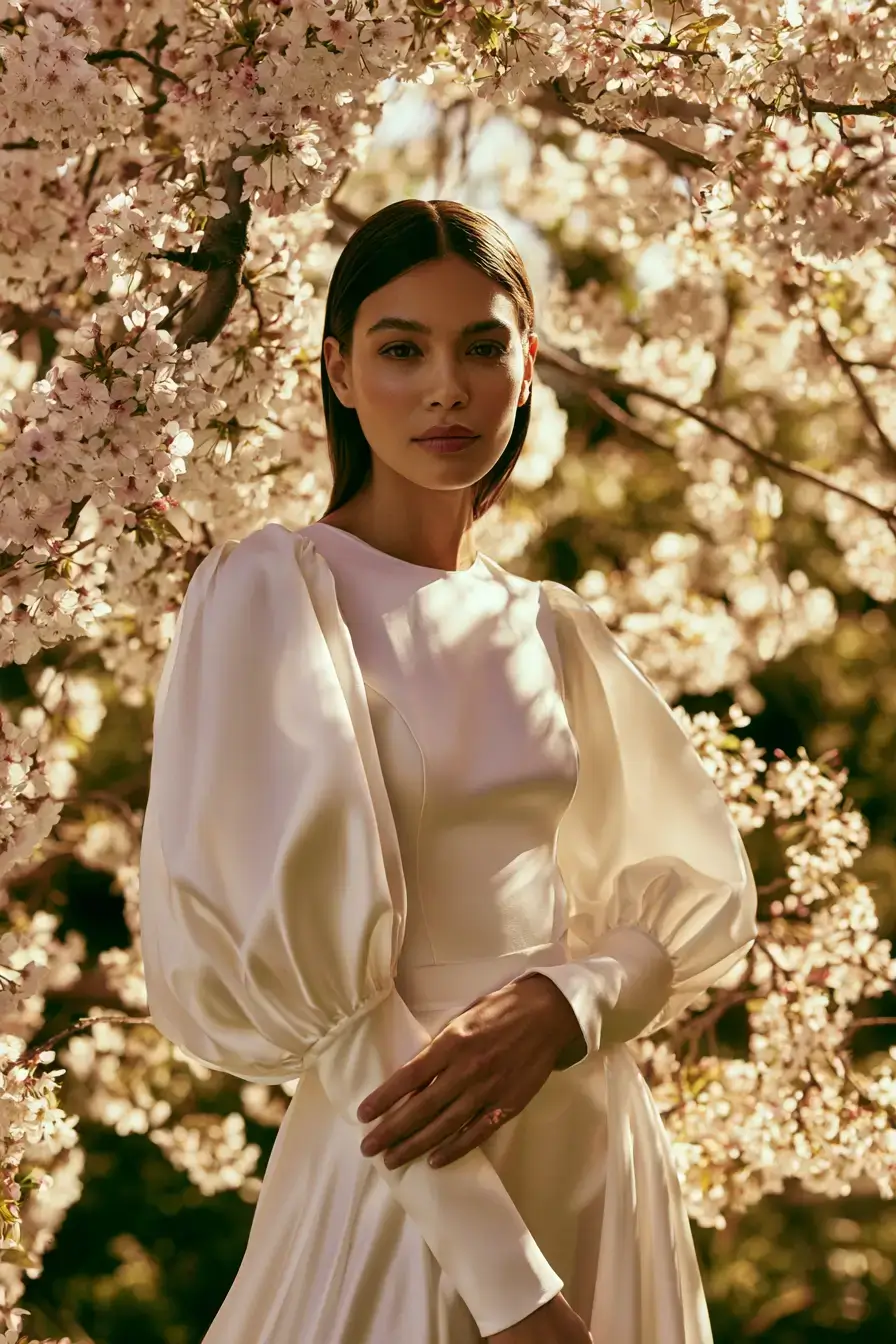 27 Elegant Satin Wedding Dresses with Sleeves for Your Dream Wedding