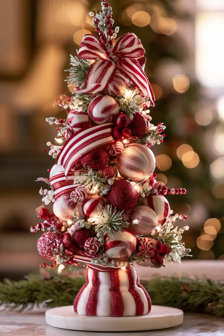 27 Candy Cane Centerpiece Ideas to Make Your Holiday Table Shine