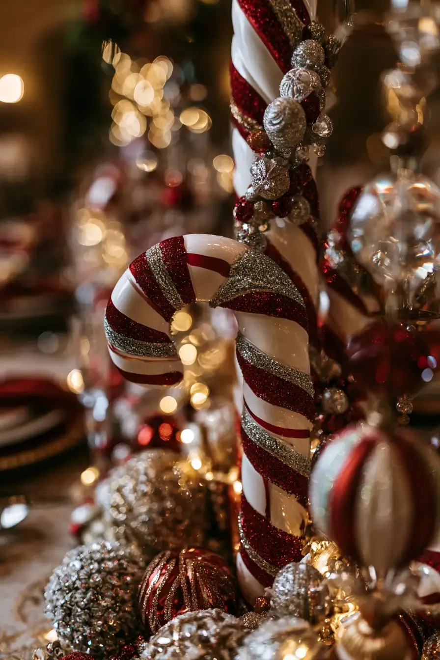 27 Candy Cane Centerpiece Ideas to Make Your Holiday Table Shine