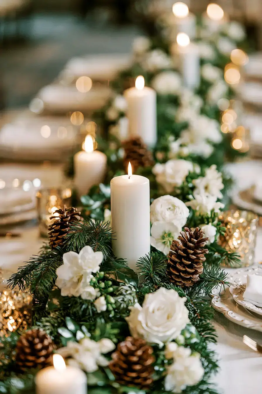 27 Christmas Wedding Centerpieces That Will Make Your Reception Magical
