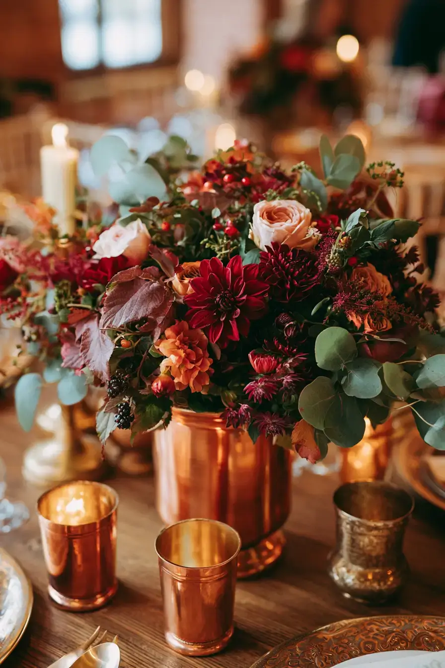 27 Stunning Fall Wedding Centerpieces for Every Wedding Style