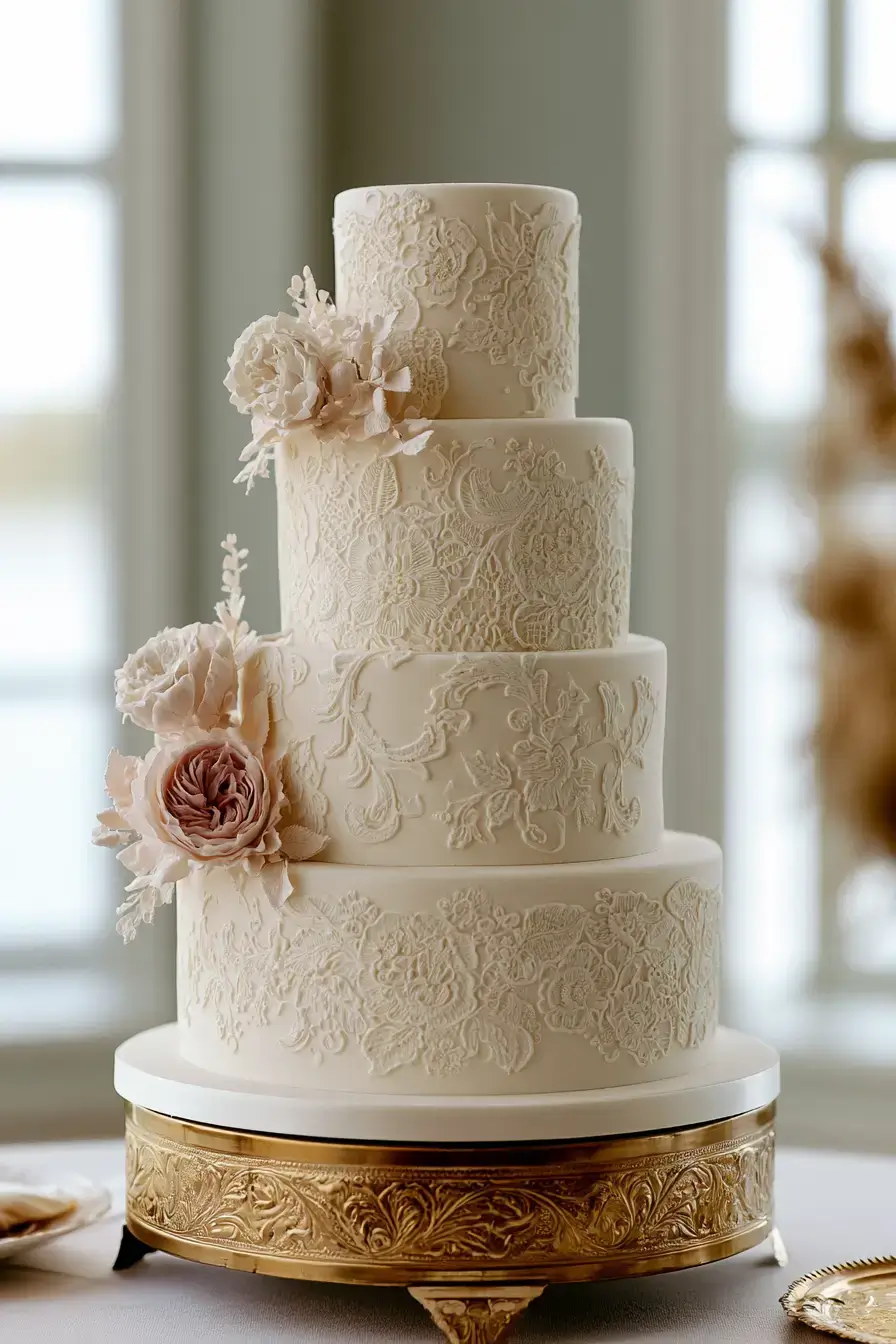 27 Stunning 4 Tier Wedding Cake Ideas for Every Wedding Style