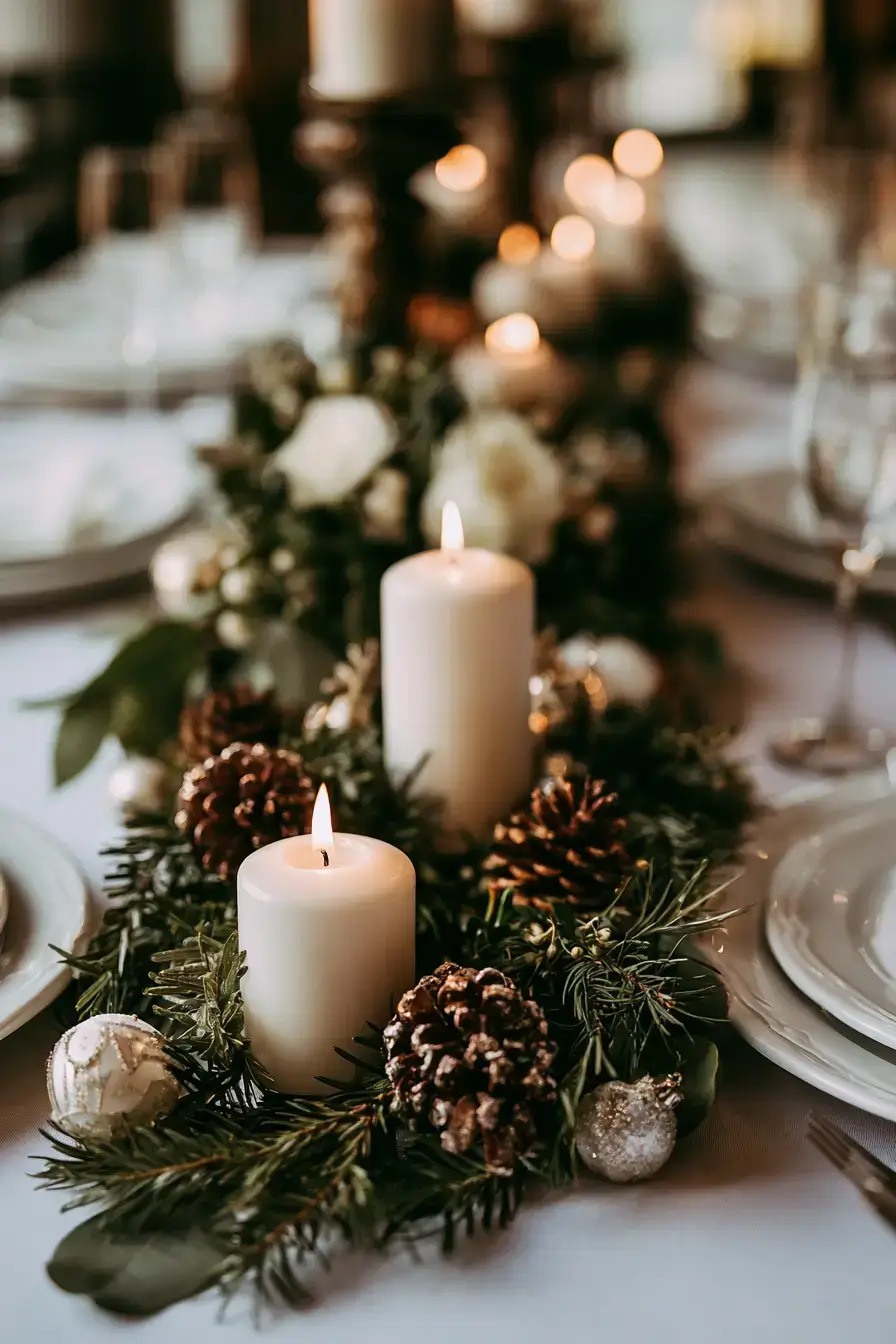 27 Christmas Wedding Centerpieces That Will Make Your Reception Magical