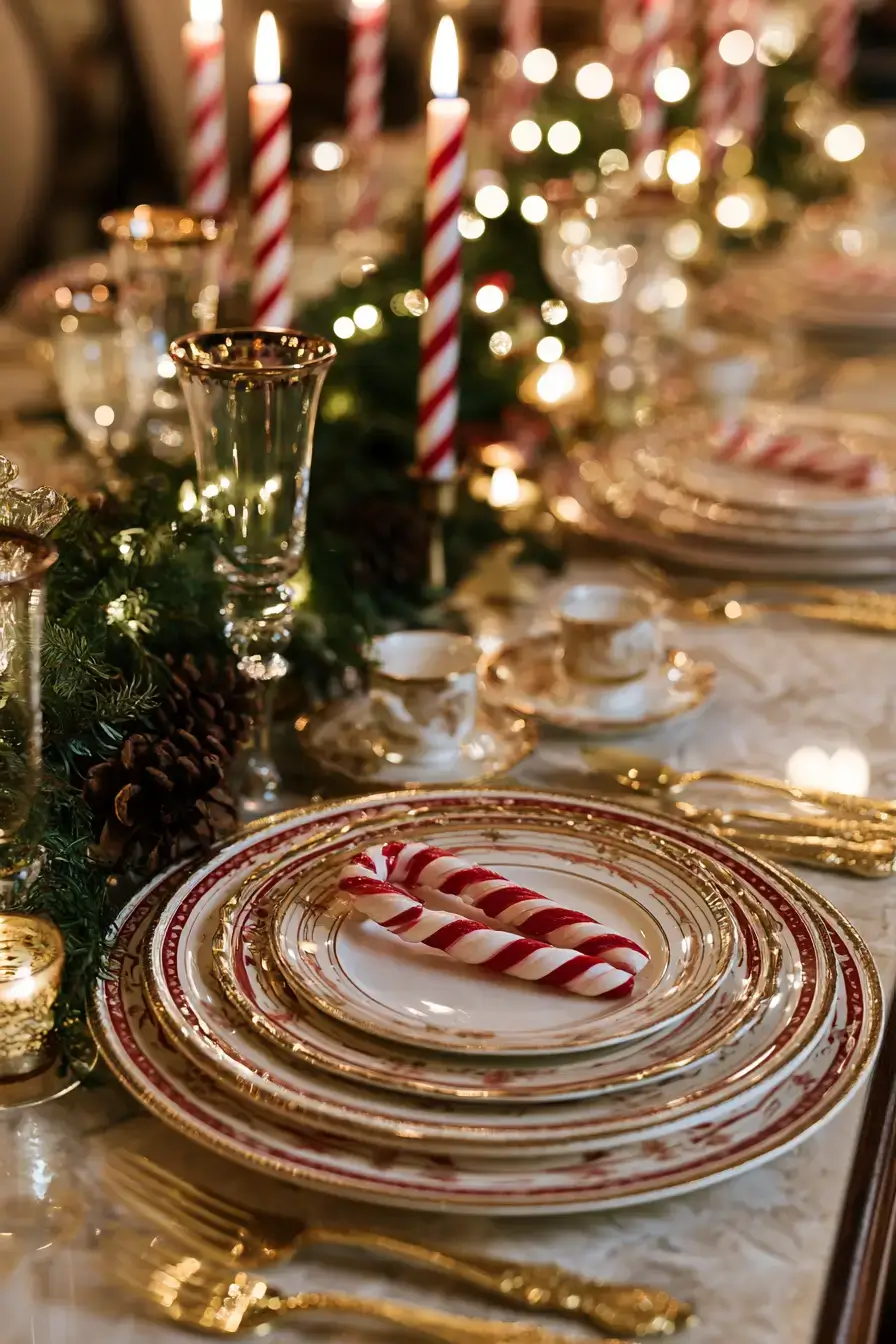 27 Candy Cane Centerpiece Ideas to Make Your Holiday Table Shine