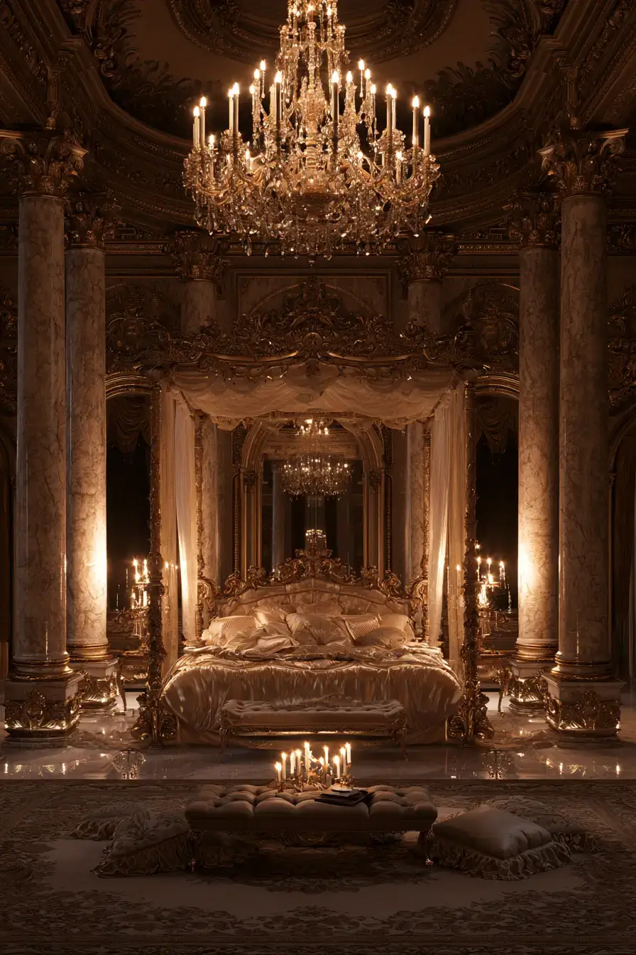 27 Timeless Fantasy Royal Bedroom Ideas for Classic Elegance