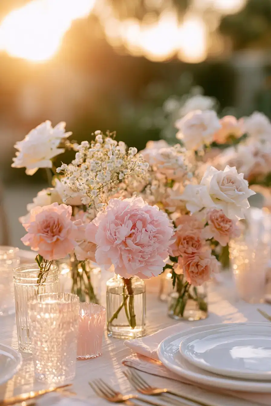 27 Gorgeous Bud Vase Wedding Centerpieces for Timeless Elegance