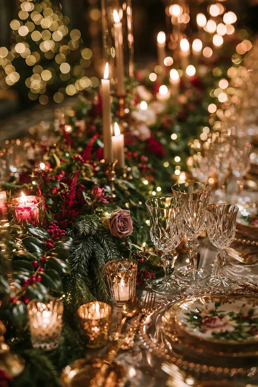 27 Christmas Wedding Centerpieces That Will Make Your Reception Magical
