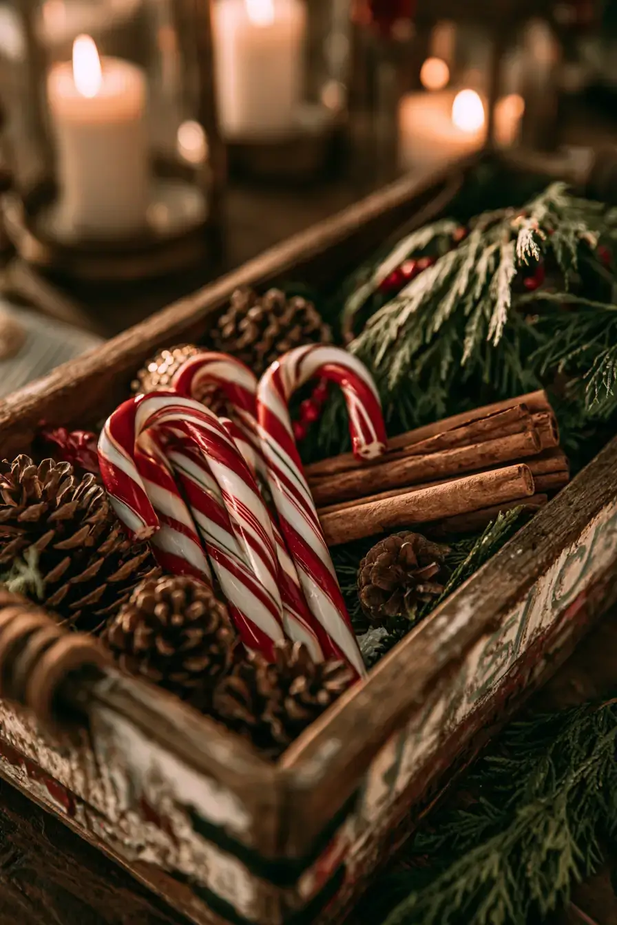 27 Candy Cane Centerpiece Ideas to Make Your Holiday Table Shine