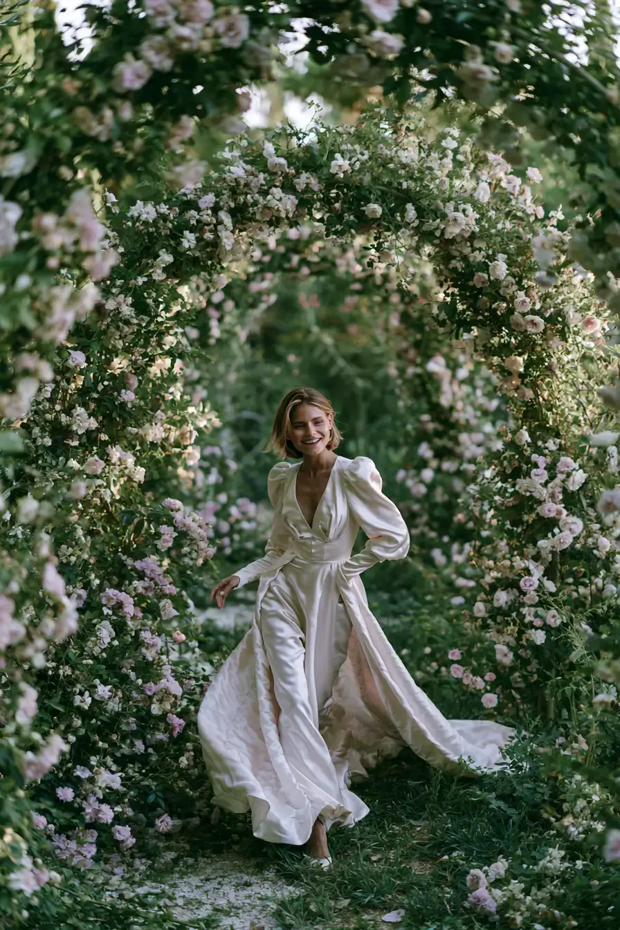 27 Elegant Satin Wedding Dresses with Sleeves for Your Dream Wedding