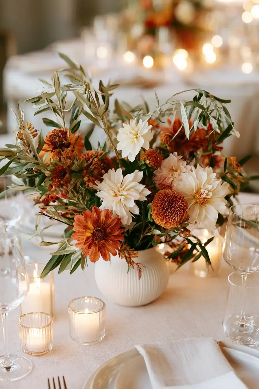 27 Stunning Fall Wedding Centerpieces for Every Wedding Style