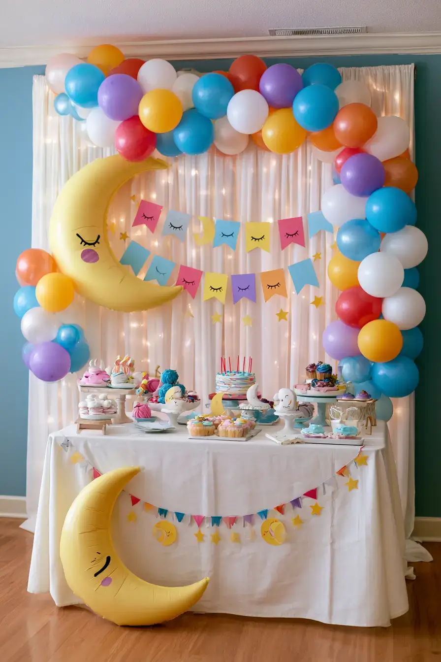27 Stunning Moon Party Ideas for a Starry Night Celebration