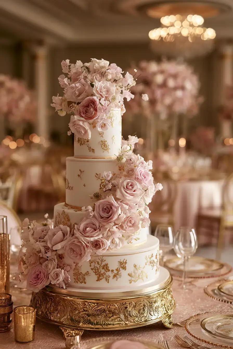 27 Stunning 4 Tier Wedding Cake Ideas for Every Wedding Style