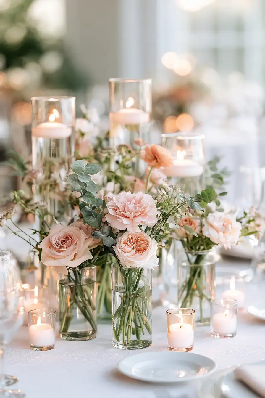 27 Gorgeous Bud Vase Wedding Centerpieces for Timeless Elegance