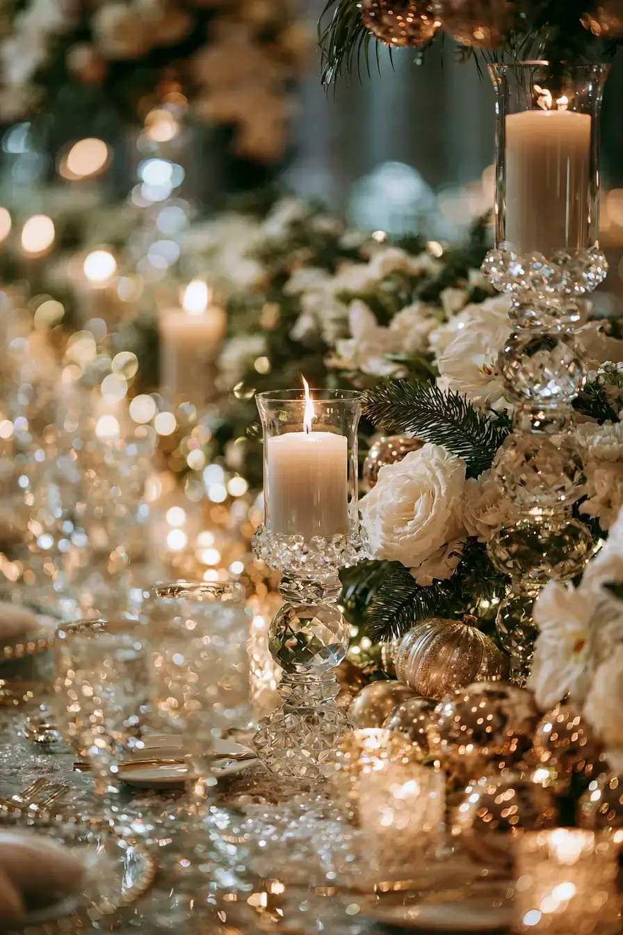 27 Christmas Wedding Centerpieces That Will Make Your Reception Magical
