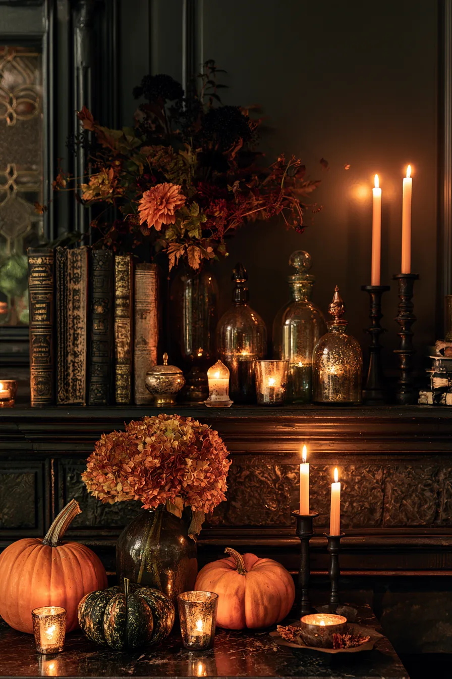 27 Creative Halloween Mantle Decor Ideas