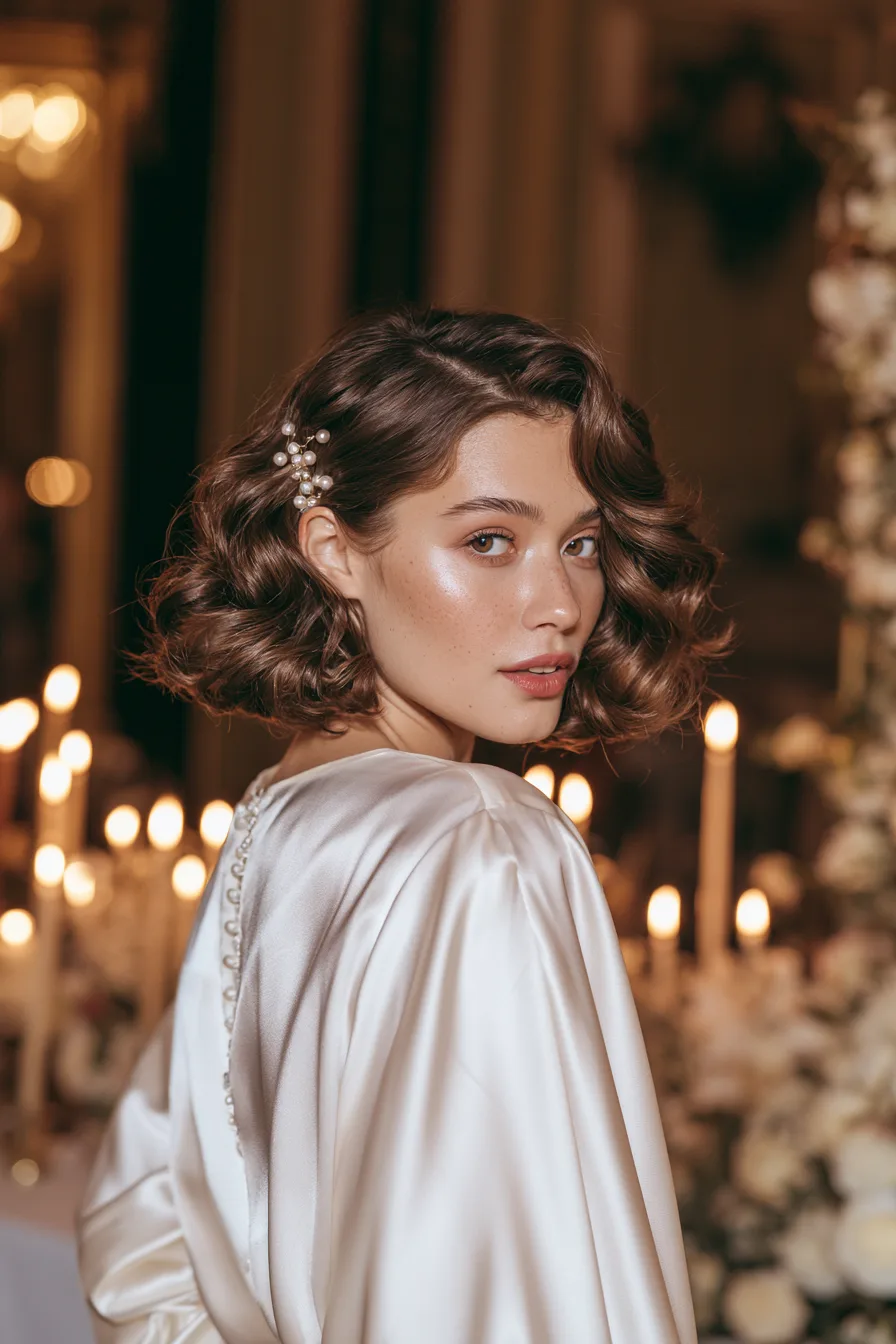 27 Wedding Hairstyles for Short Hair That Look Stunning