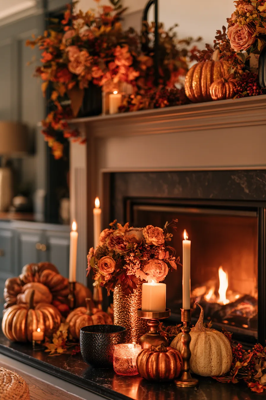 27 Creative Halloween Mantle Decor Ideas