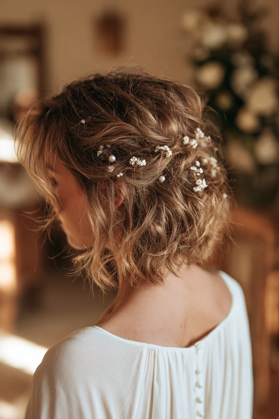 27 Wedding Hairstyles for Short Hair That Look Stunning