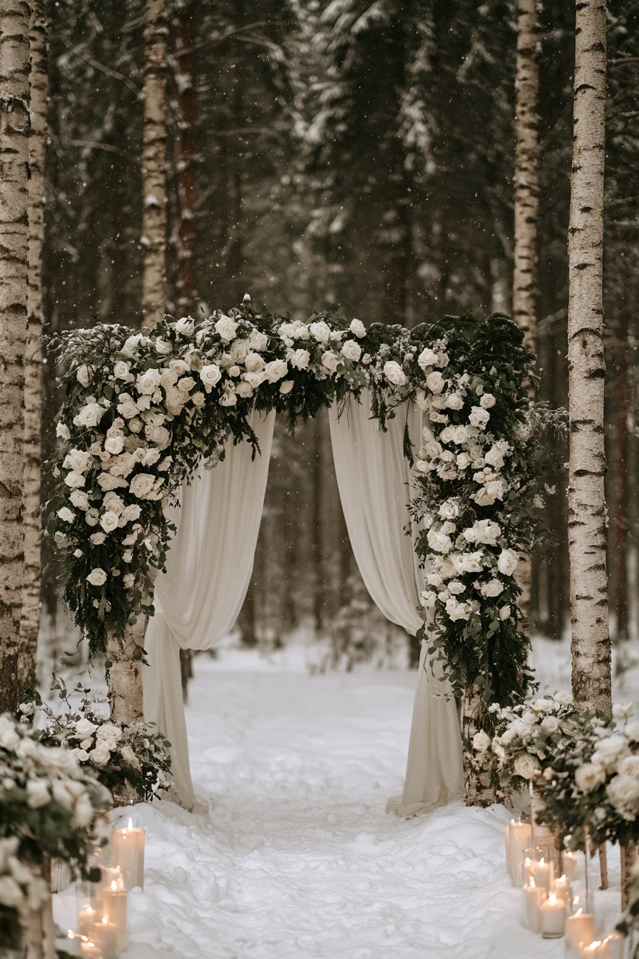 27 Romantic Cozy Winter Wedding Ideas