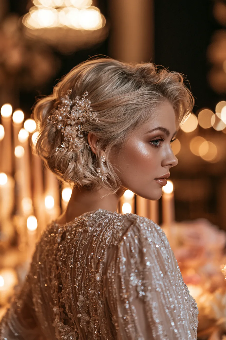 27 Wedding Hairstyles for Short Hair That Look Stunning