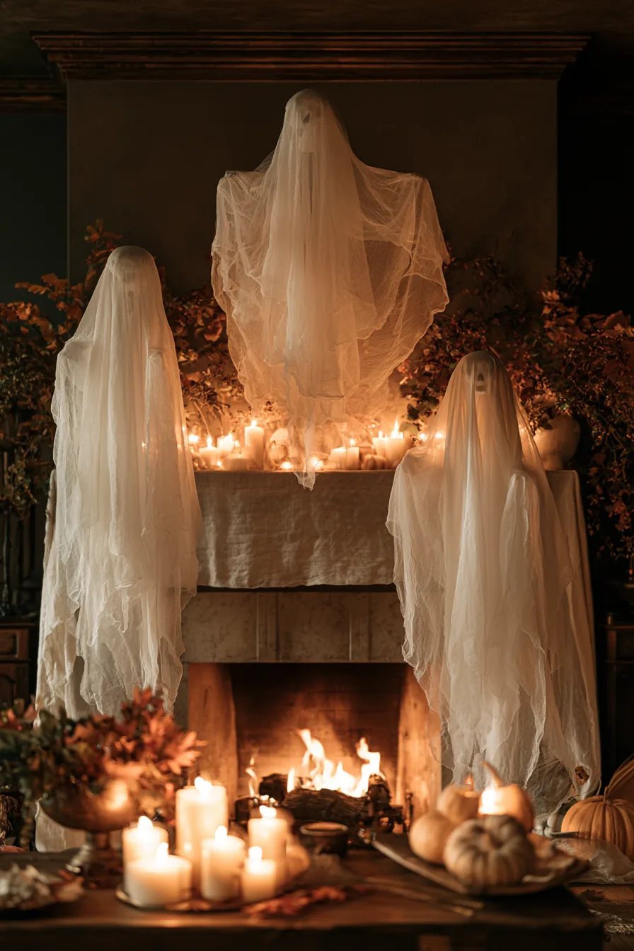 27 Creative Halloween Mantle Decor Ideas