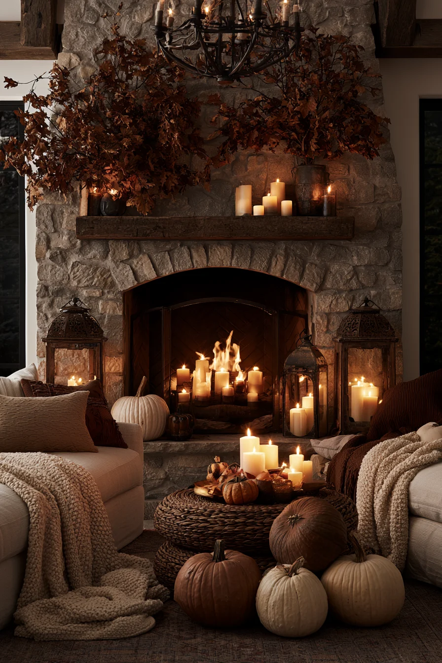 27 Creative Halloween Mantle Decor Ideas