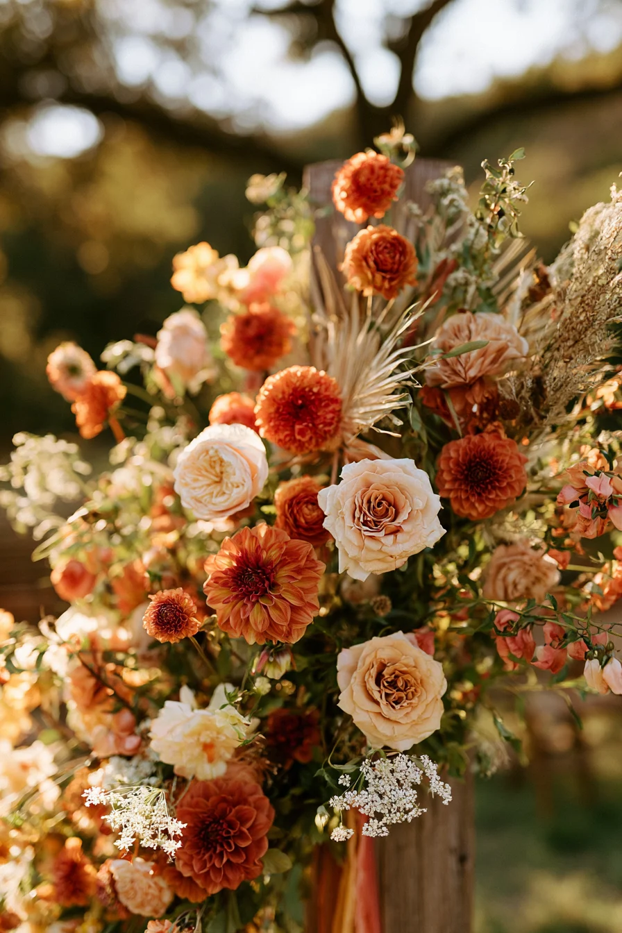 27 Dreamy Fall Wedding Flower Ideas