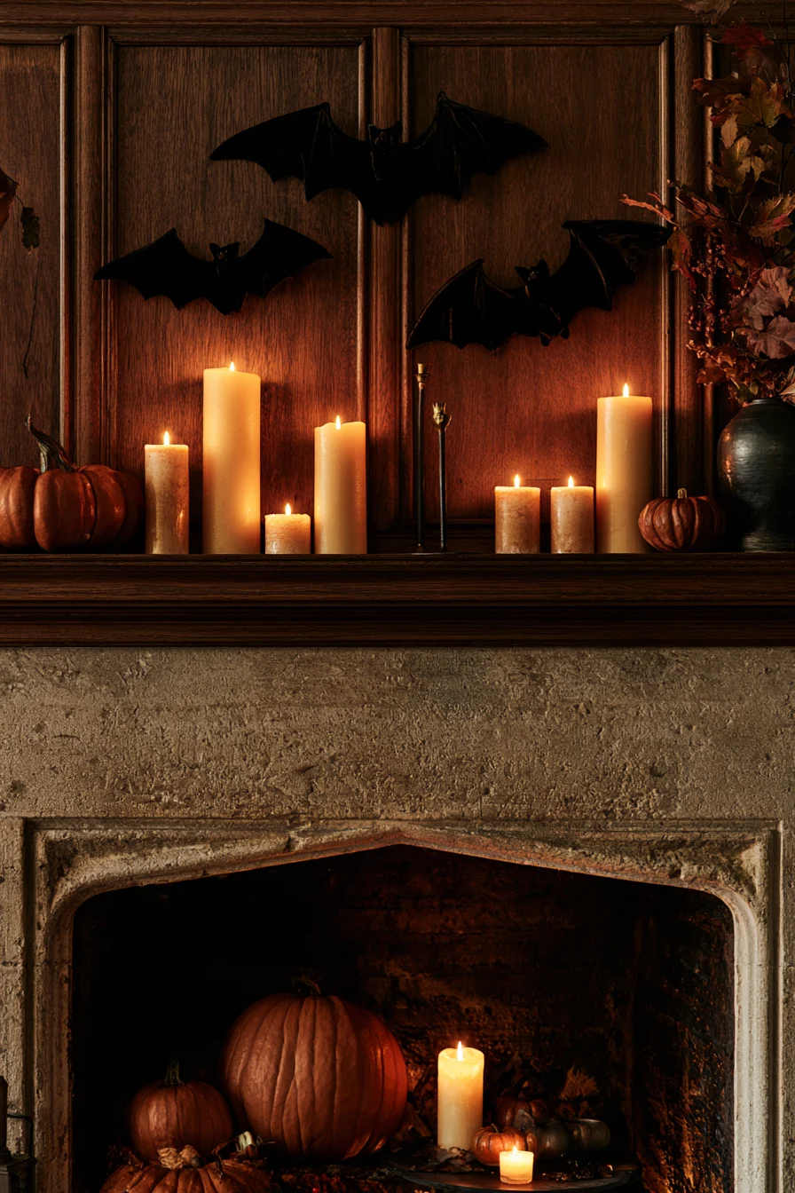 27 Creative Halloween Mantle Decor Ideas