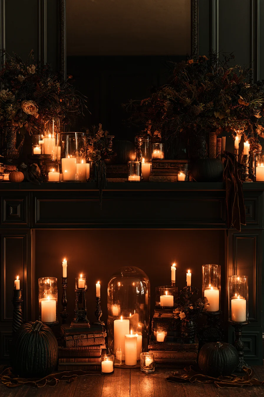27 Creative Halloween Mantle Decor Ideas
