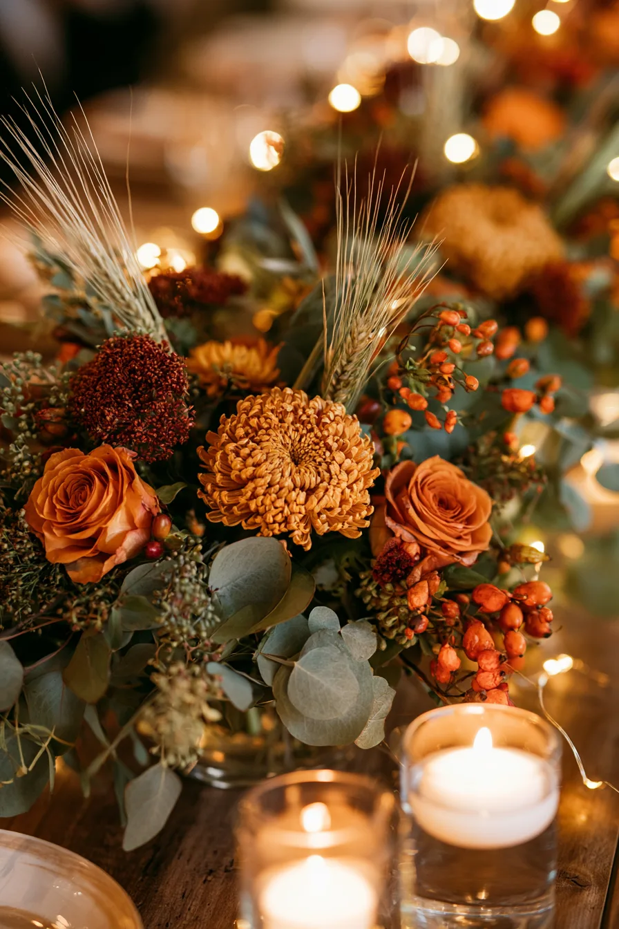 27 Dreamy Fall Wedding Flower Ideas