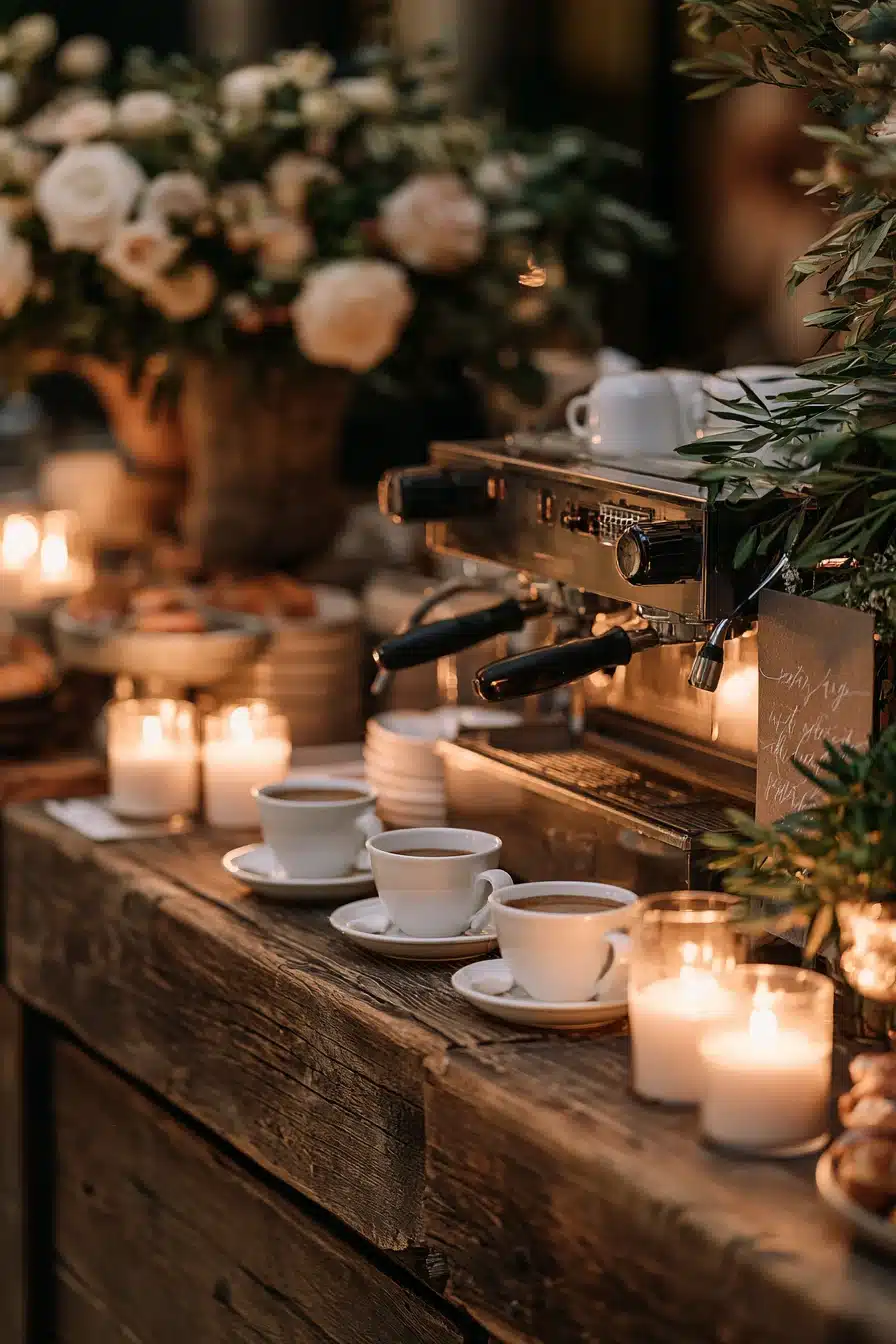27 Wedding Coffee Bar Ideas for a Dreamy and Elegant Celebration