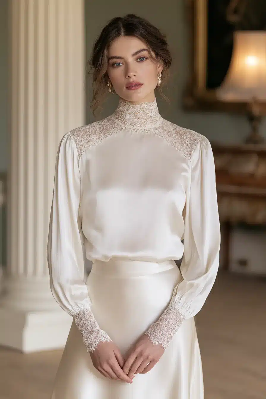 27 Stunning Bridal Separates Tops for a Modern Wedding Look