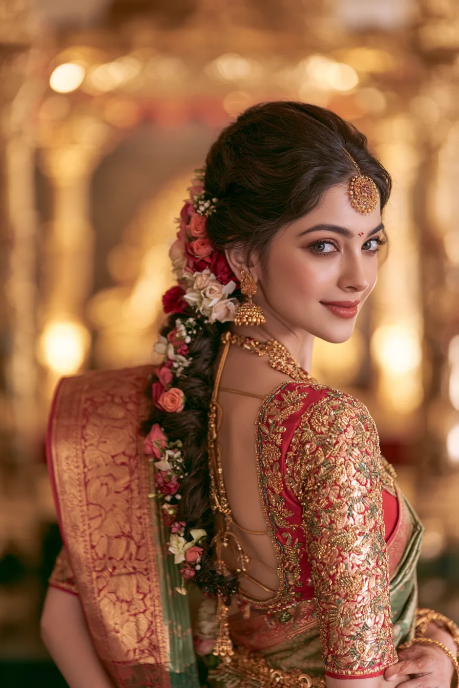 27 Stunning South Indian Wedding Hairstyles for a Beautiful Bridal Look