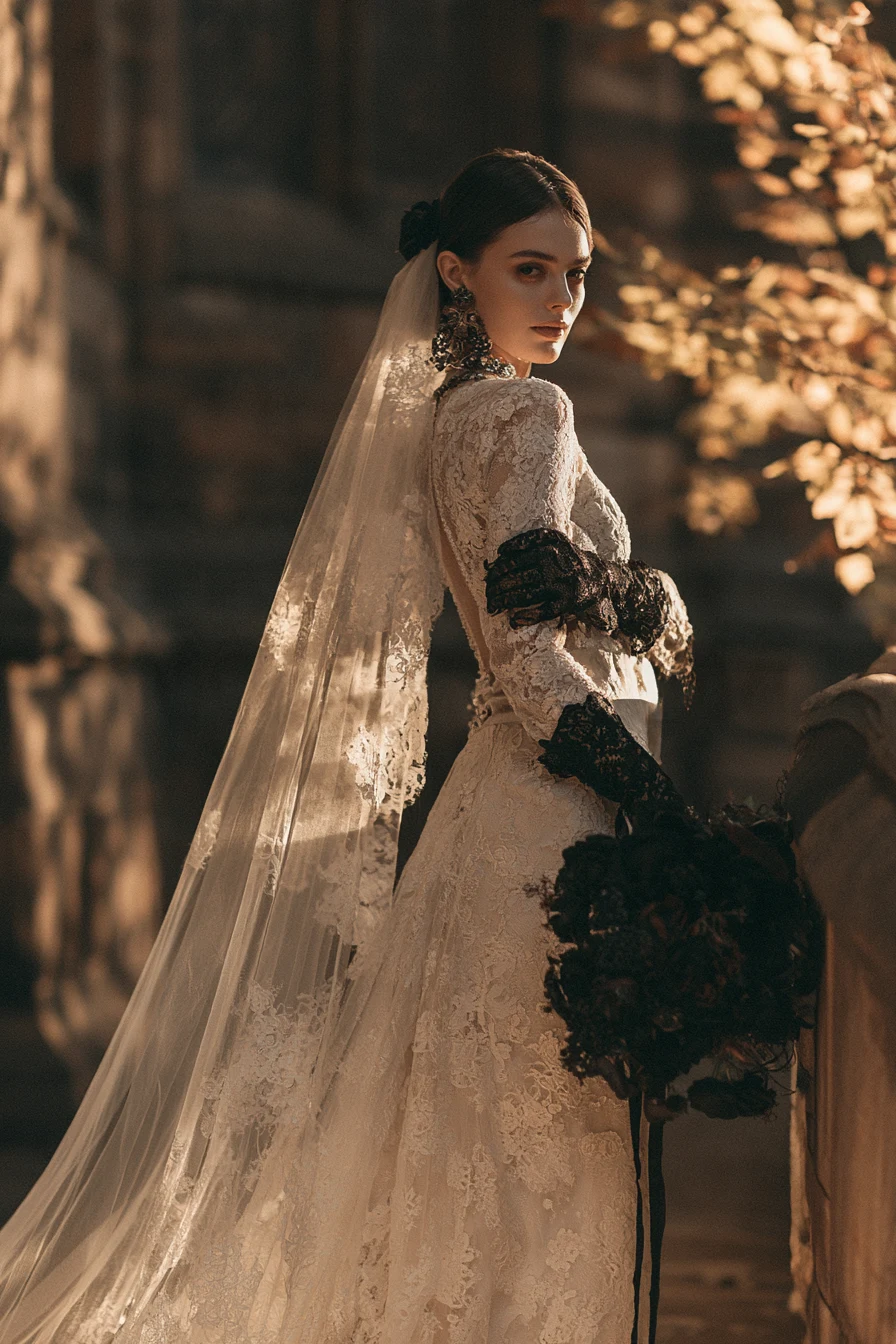 27 Dark and Dreamy Gothic Fall Wedding Ideas to Inspire You