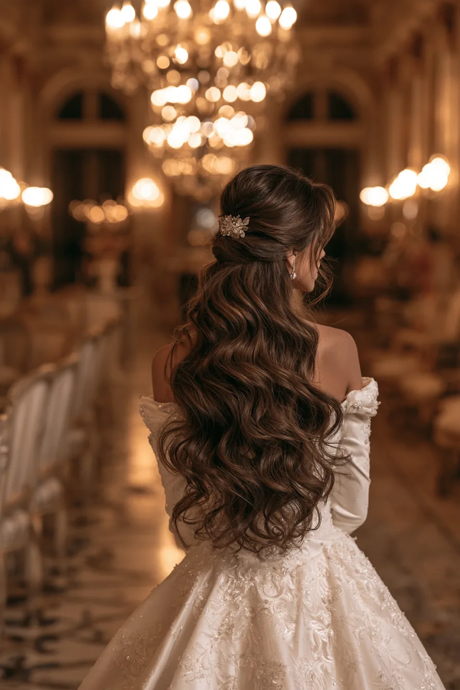 27 Gorgeous Bridal Half Up Half Down Hair Ideas for Your Dream Wedding