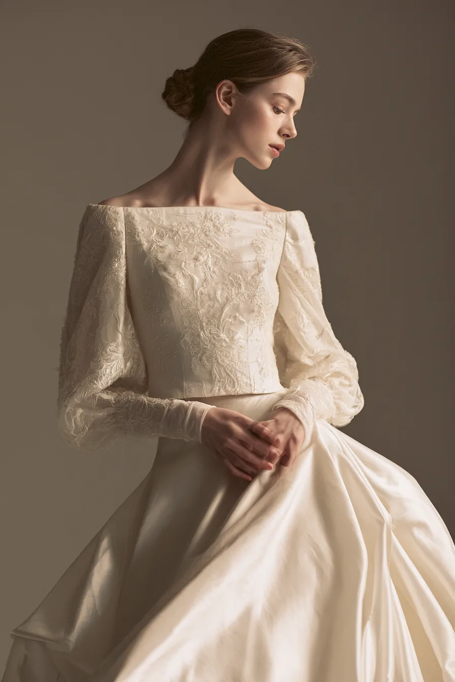 27 Stunning Bridal Separates Tops for a Modern Wedding Look